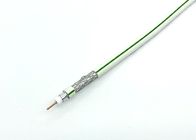 Satellite SATV 75 Ohm Coaxial Cable SAT703 0.8mm CCC With Green Strips Line