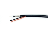 Mini RG59P Bulk CCTV Cable Coax With 0.5mm2 Power Round Shape Camera Wire