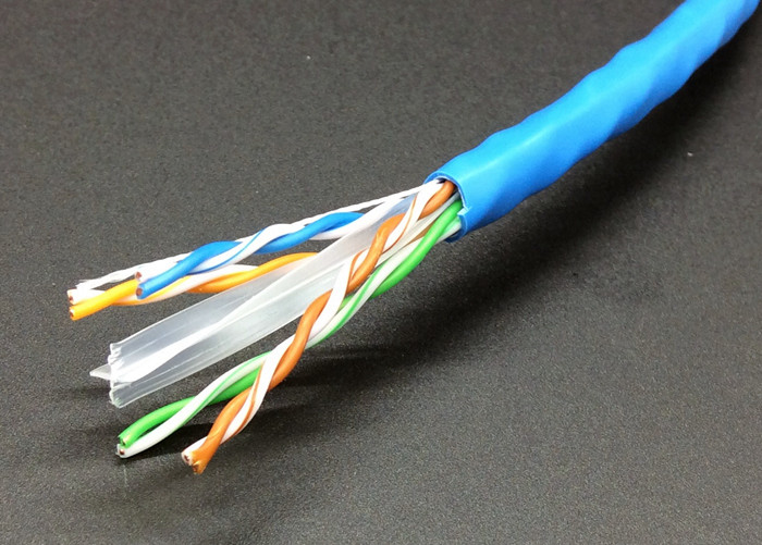 Unshield Bulk CAT6 Ethernet Cable 4 Pairs CCA Copper Clad Aluminum 1.0 HDPE Insulation