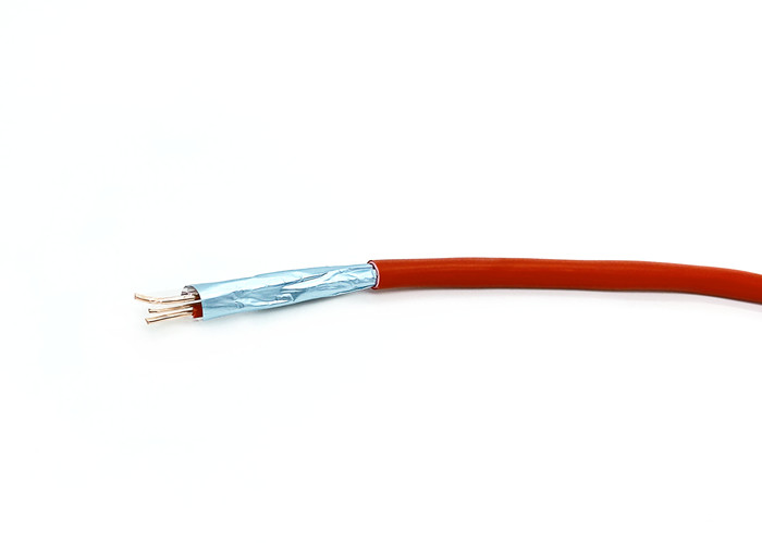 Flame And Smoke Alarm Fire Resistant Cable 2C 1.5MM2 Solid BC Shielded Electric Wire